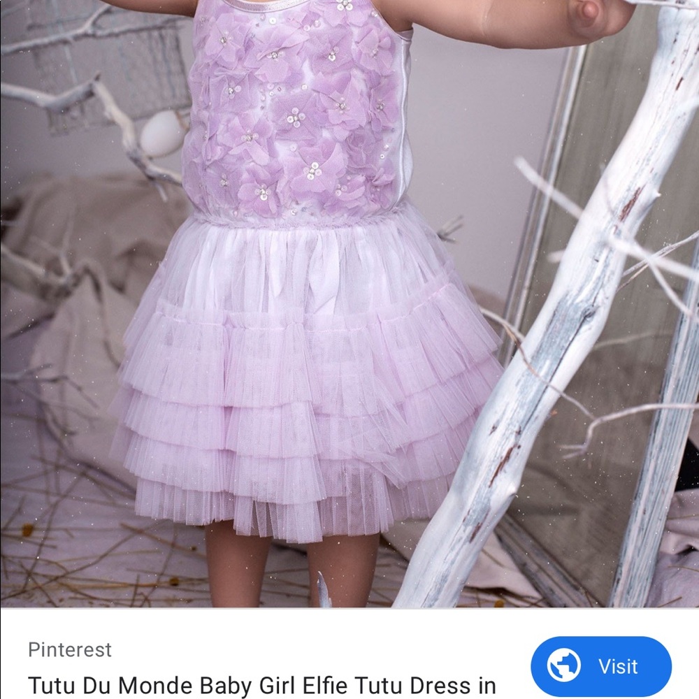 NWT!! Tutu du monde Violet baby girl dress
